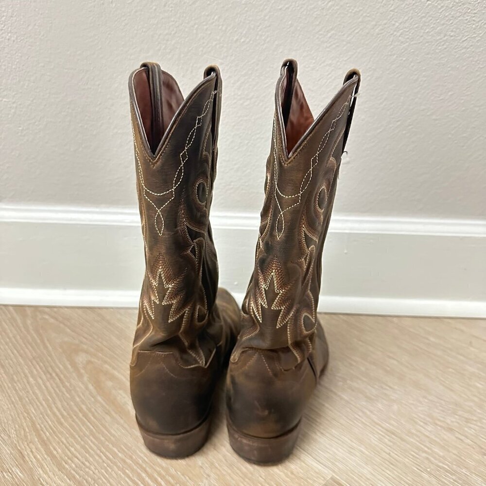 Dan Post Leather distressed Renegade Western boots 8 - Picture 5 of 10